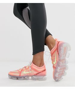 nike running vapormax mesh 19 trainers in rose gold