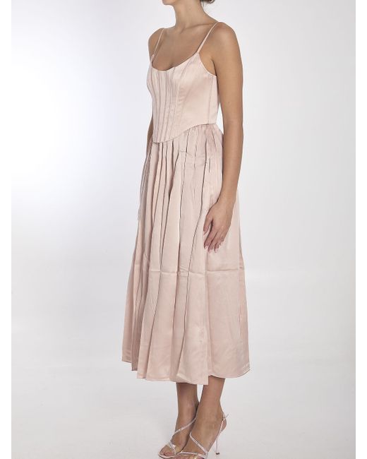 purple summer midi dress Lavender Split Neck Puff Short Sleeve Tiered Midi Dress – SSYS
