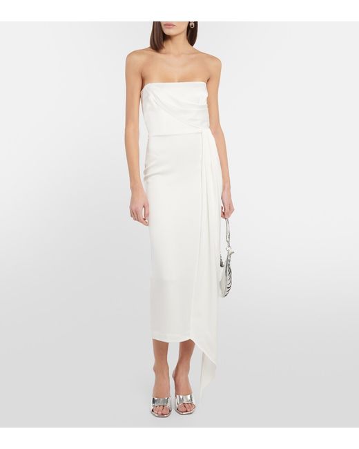 off the shoulder maxi dress long sleeve Ribbed-Knit Off-Shoulder Maxi Dress in Taupe - XXL