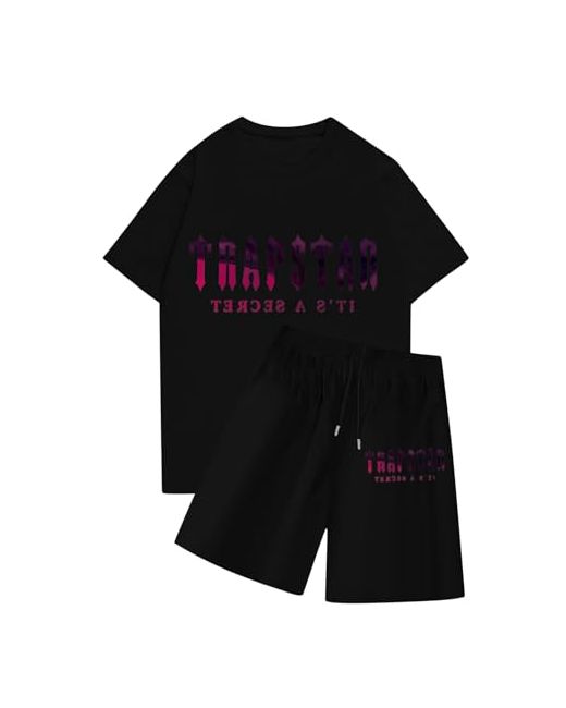 Tenue D'Été Syna World Unisexe Enfant 2 Pièces - T-shirt Et Short Confortable Y2K Hip Hop - 2 à 14 Ans