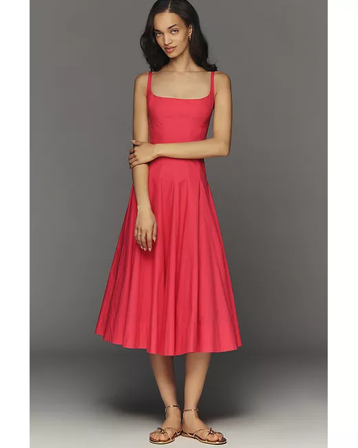pink summer dress Floral Summer Maxi Dress Floral Print / L