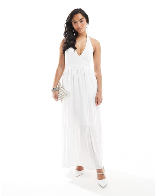 hollister halter dress Vegan Leather Lace Up Halter Mini Dress
