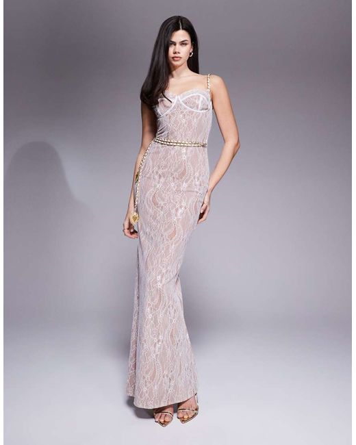 slim fit dress slacks The Dolls House Gigi Maxi Dress in Sunset