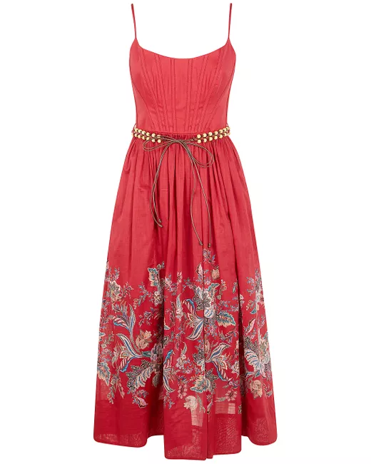 Zimmermann Tulle corset dress in Pink | Stylemi