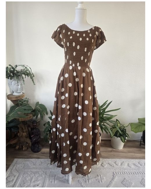Free People Ultraviolet Dress Black Dots M RRP 140 BNWT in White | Stylemi