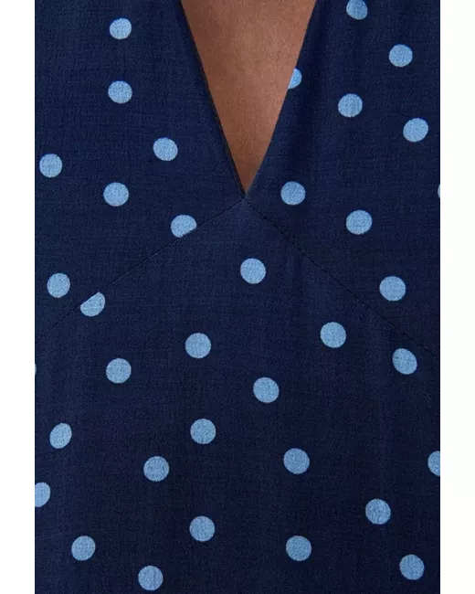 victoria beckham blue dress Victoria Beckham // Blue Melange Ribbed Midi Dress – VSP Consignment main image 0