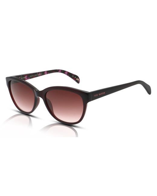 Occhiali Da Sole Donna Ted Baker Riah TB1738 – Effetto Cat Eye – Lenti Grigie Sfumate – UV400