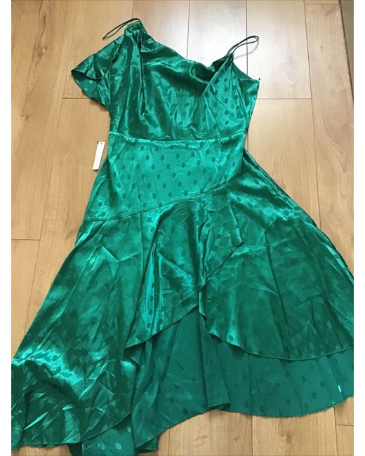 lipsy emerald green dress Emerald Puff Sleeve Mini Dress - All Dresses main image 0