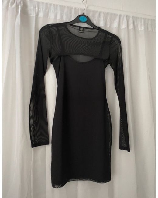 cut out metallic dress Poly USA 8342