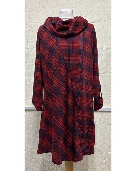 joe browns tartan dress Joyfolie Girls Rosi Boho Dress in Cinnamon Tartan