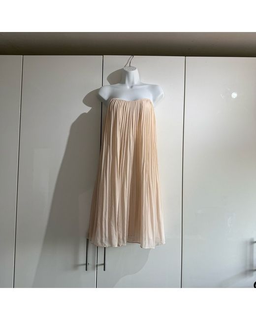 french connection beige dress French Connection