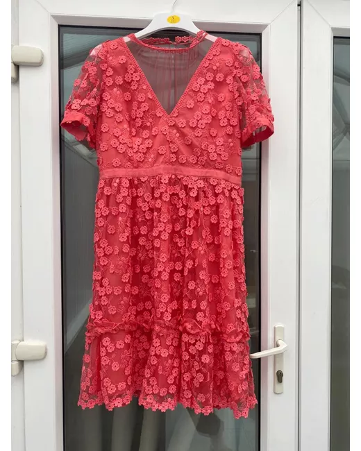 French Connection 12 Nude Neutral Lace Sheath Dress BNWT RRP 165 | Stylemi