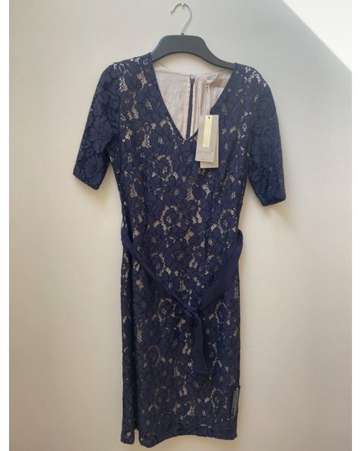 self-portrait belted lace midi-dress Black Tulle Lace Midi Dress – self-portrait-US main image 1