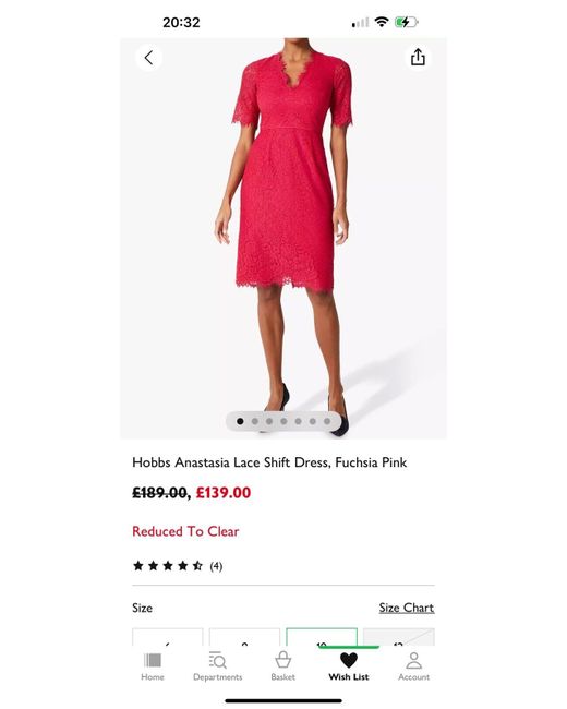 Hobbs Drew Jersey Dress Black Ivory 10 Brand New in White | Stylemi