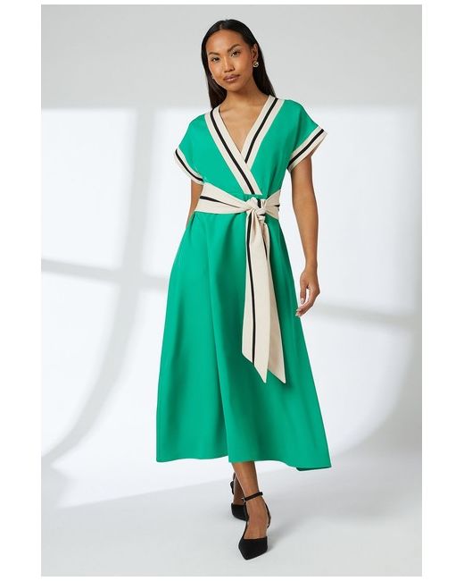 Principles Fit Flare Dress Occasion Dresses in Green | Stylemi