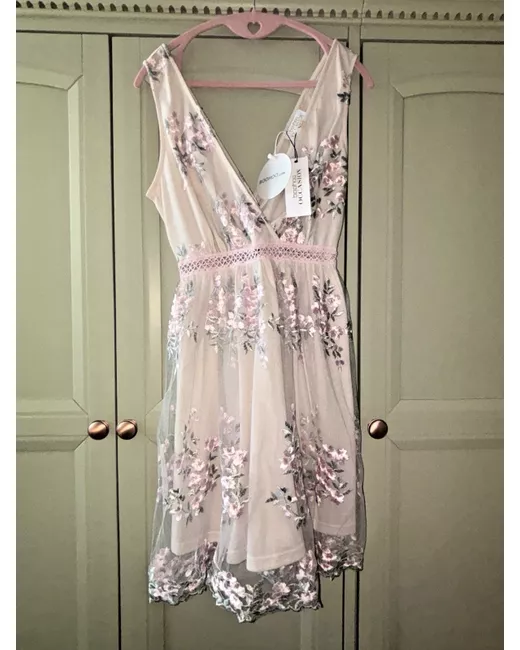 strapless open back dress Shiny Pink High School Graduation Gown – Graduation Cap and Gown main image 1