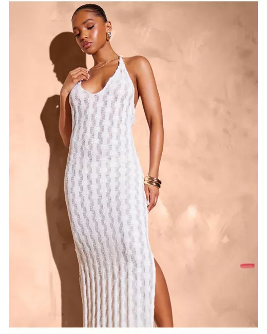 boho lace white maxi dress Boho Lace White Open Back Dress| ShopSkaira  SKAIRA
