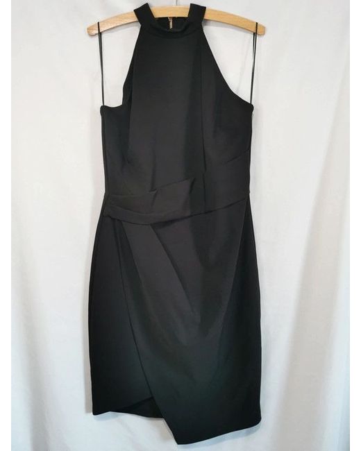 plunge halter neck maxi dress Emabella Plunge Halter Maxi Dress Black