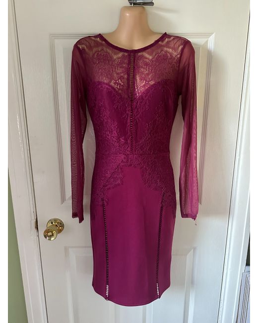 sleeves hot pink dress Hot Pink Bold Sleeve Dress main image 1