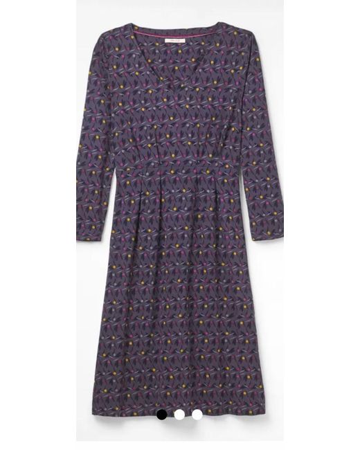 open lace back dress White Stuff Women's Purple Isabelle Eco Vero Maxi Dress — Maple Gifts main image 0