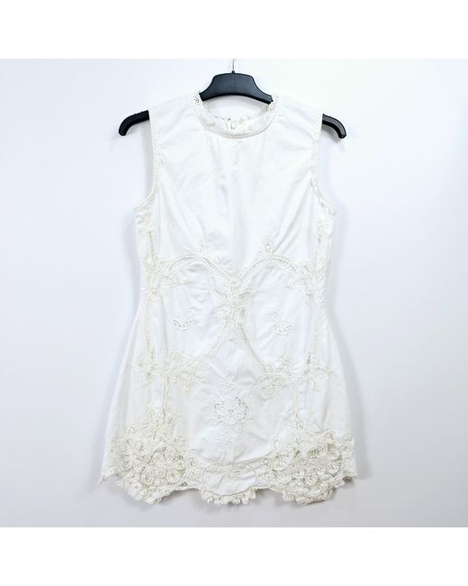 chinese dress ladies Iridescent Long Sleeve Mini Dress | Ivory | Dresses