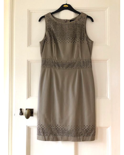 Autograph Leather Dress in Black | Stylemi