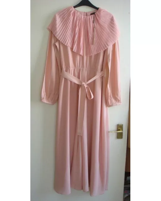 chinese dress ladies Massimo Dutti Satin Midi Dress main image 0