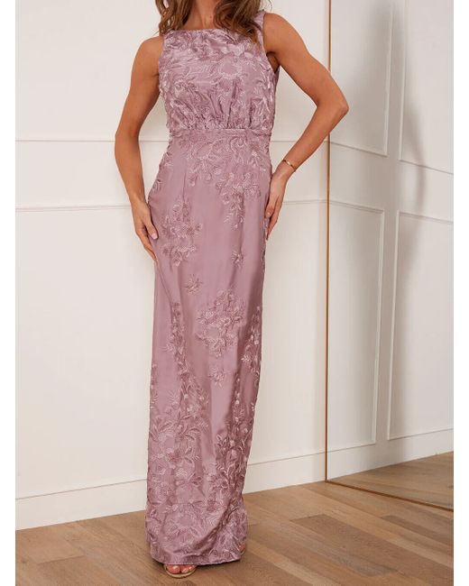 Chi Chi London Lilac Lace Dress 6 NEW | Stylemi