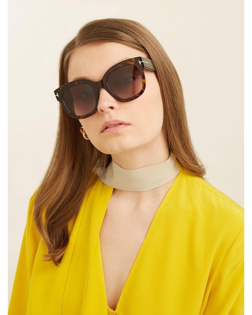 Tom Ford Jasmin sunglasses in Brown | Stylemi display picture 3