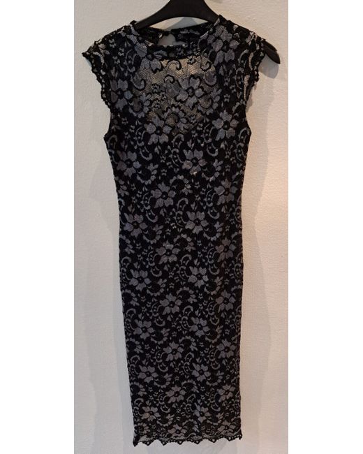 black lace purple dress Little Witch Amelia