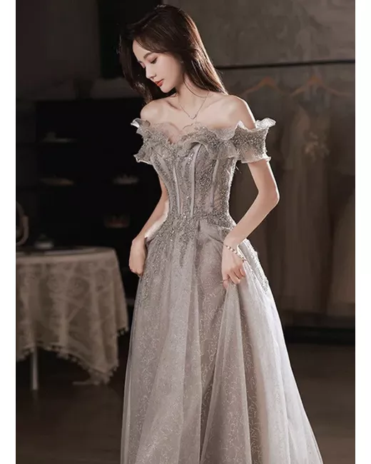 sachin and babi light blue dress Long Formal Gowns, Long Evening Dresses main image 1