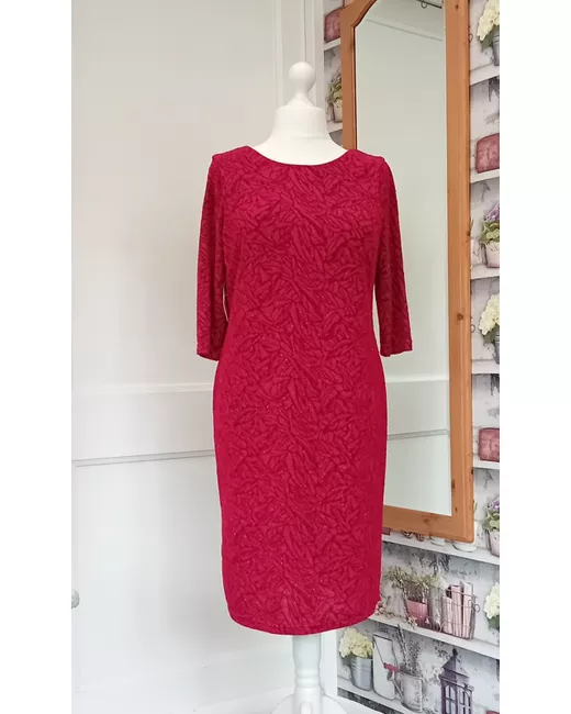 Klass Turquoise Evening Dress 20 Lacy Sequins Lined BNWT in Blue | Stylemi