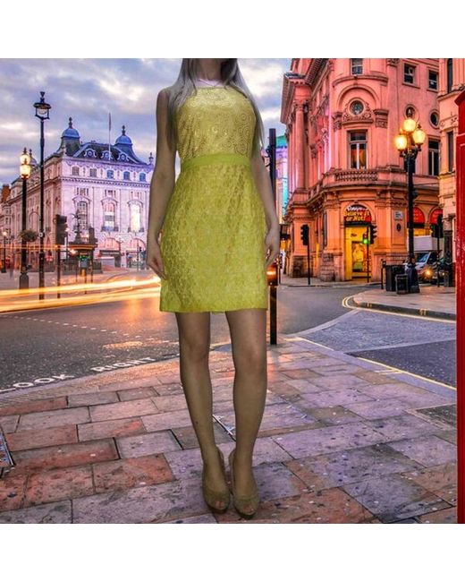 knee length dresses for ladies Farrah Gown – BCBGMAXAZRIA main image 0