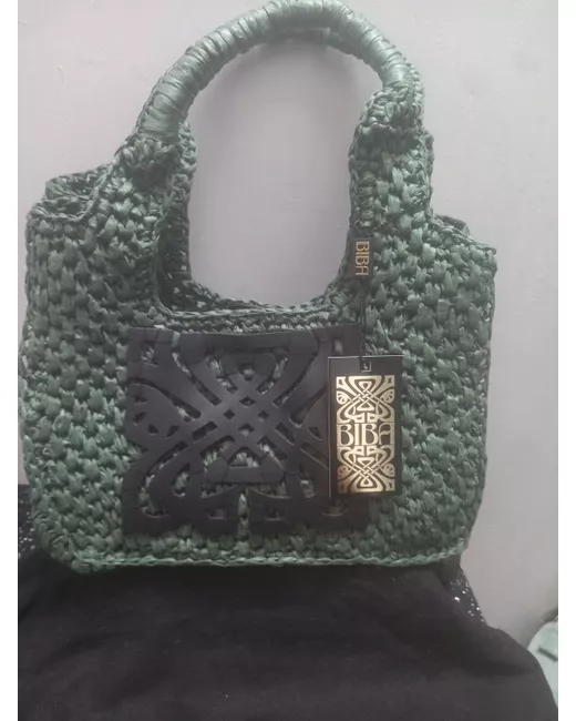 shoulder bag biba straw bag