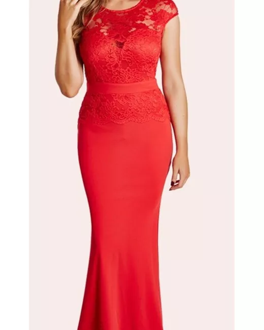 Jessica Wright lace detail midi Dress 8 | Stylemi