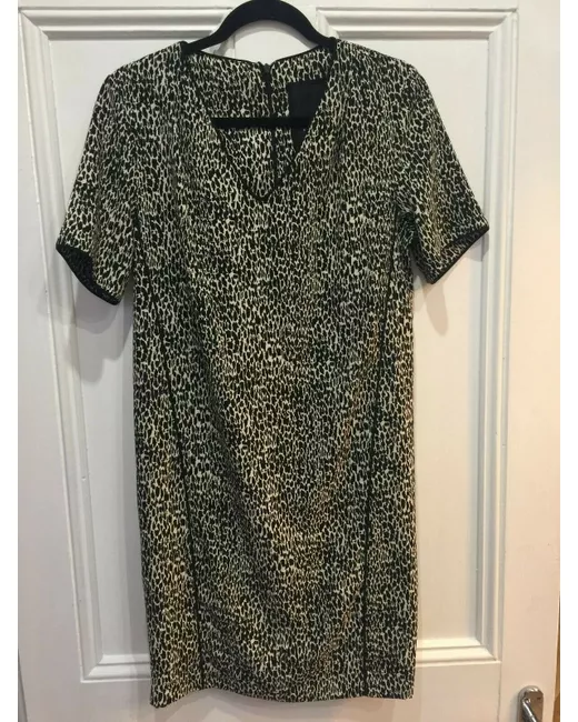 black lace sheer mini dress Tayna Black Lace Mesh Mini Dress - US 12 main image 0