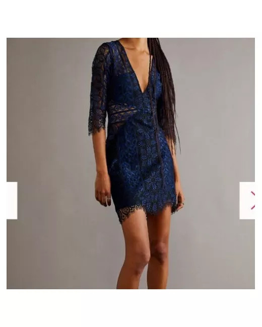 For Love and Lemons Free People Lyla lace cocktail dress SMALL BNWT in Red  | Stylemi