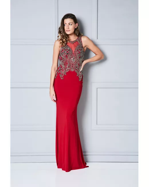 evening dress plus size PAT RICHARDS vintage 1980s evening dress, lace & fox collar glam gown –  VINTAGE DRESS CLOSET