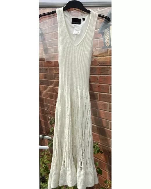 long modest dress FARES Plisse Maxi Dress - Warda