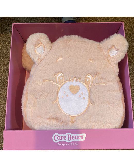 Skinnydip Skinny Dip Fluffy Care Bears Plush Backpack Bag  display picture 2
