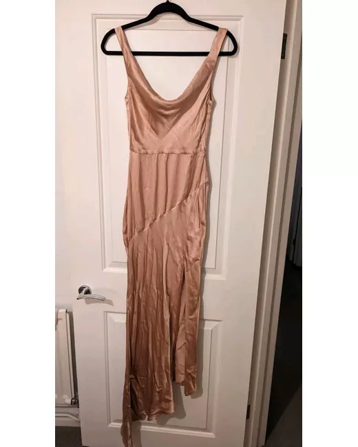 strapless open back dress Lewisa Maxi Dress Green Stripe main image 0