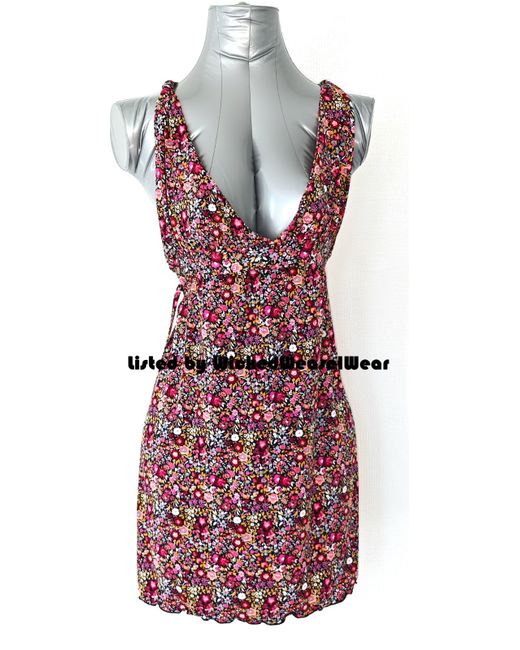 Wicked Weasel Dress Discontinued Midnight Blossom 5884 Large Sexy | Stylemi