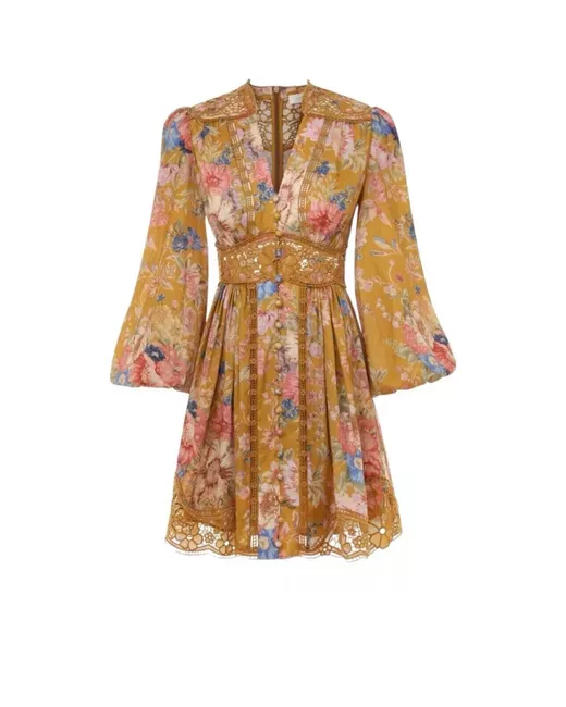chinese dress ladies Lucky Lace Plunge Midi Dress main image 0
