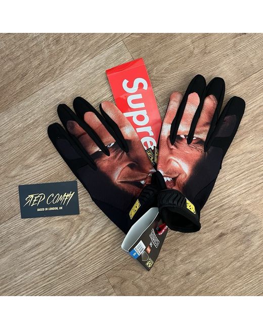 【S】Supreme Mechanix Original Work Glove Mechanix Leather Work Gloves Black – blueandcream