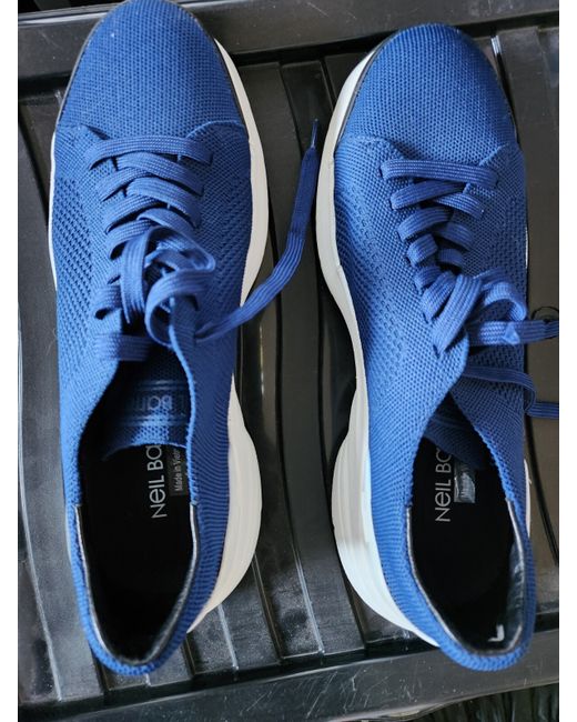 NEW NO BOX EURO 39 NEIL BARRETT BLUE Thunderbolt Sneakers LIGHTNING Shoe Neil Barrett Sneakers for Men | eBay main image 4