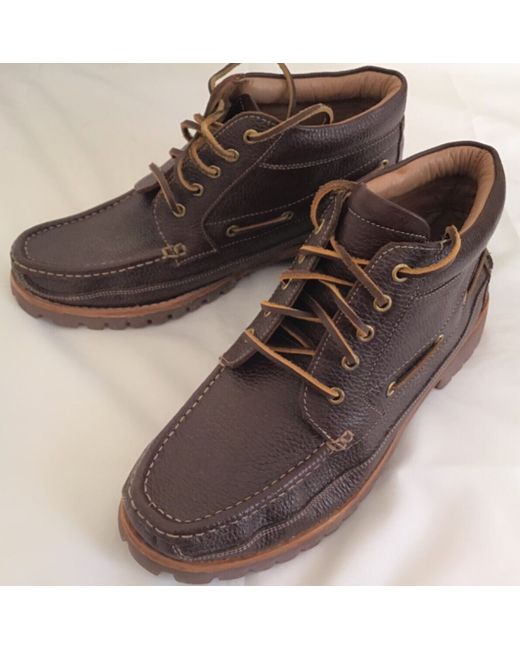 Samuel Windsor Handmade Brown Leather Lace Up Ankle Boots. Mens size 12. Samuel Windsor Leather Boots for Men for sale | eBay UK main image 4