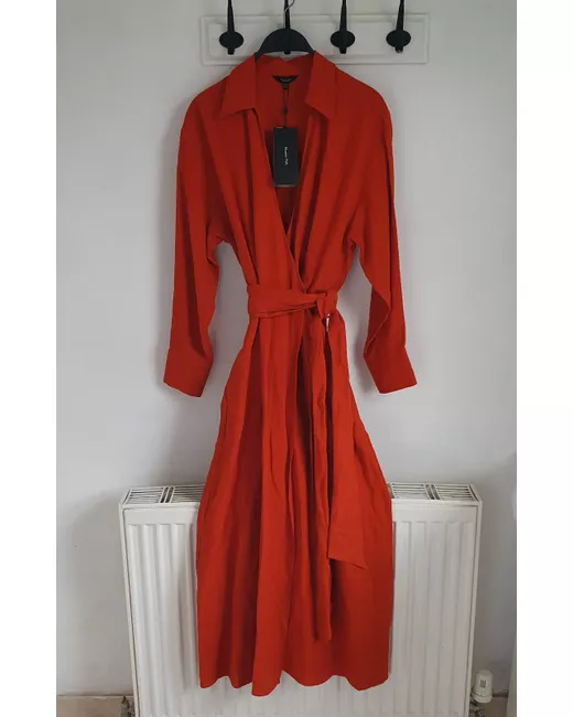Massimo Dutti 100 Linen column dress summer vacation holiday L | Stylemi