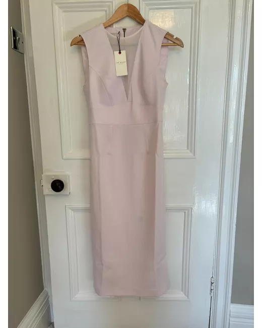 Ted Baker Valens Mixed Lace Midi Dress UK 8 Ted 1 BNWT in Red | Stylemi