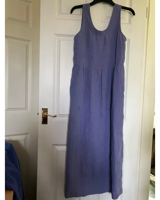 toast New sleeveless Hyacinth Linen Dress Medium | Stylemi