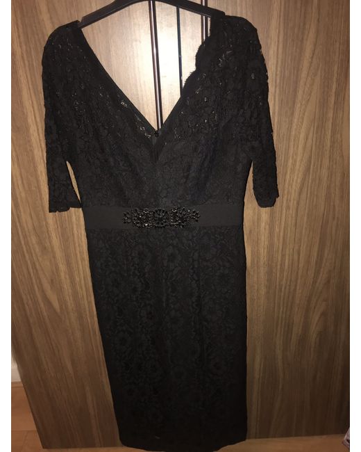 Monsoon lace dress from 10 in Black | Stylemi